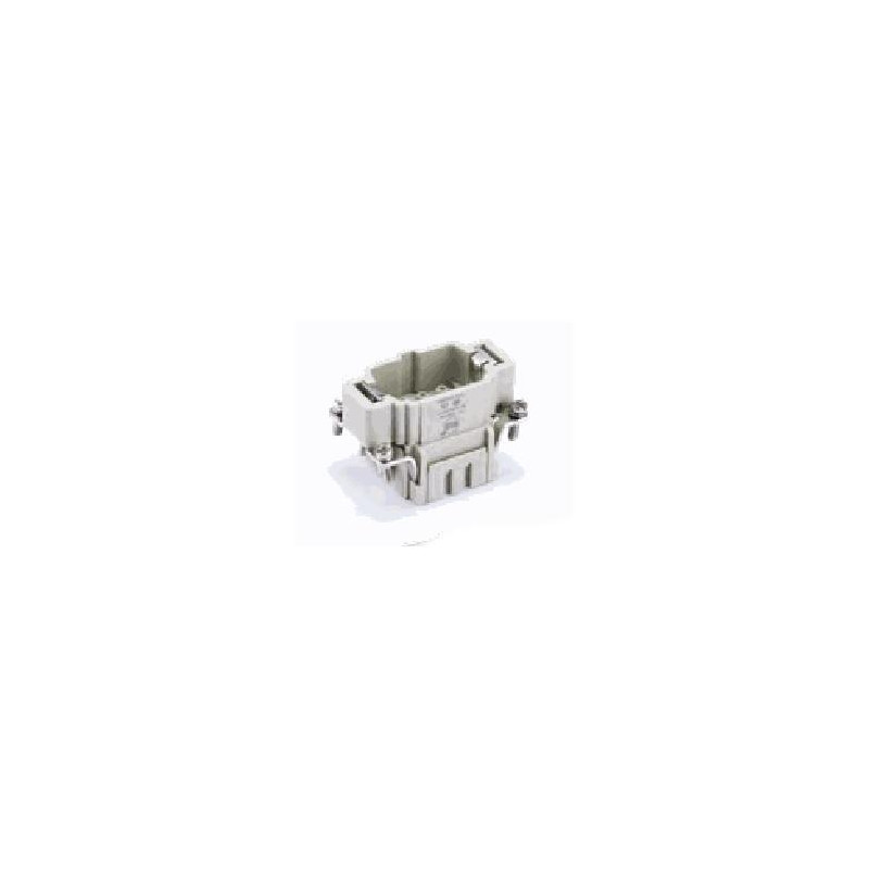 Insert HE, Raccordement à vis, femelle, 6 pin, 16A, Polycarbonate, 6B 